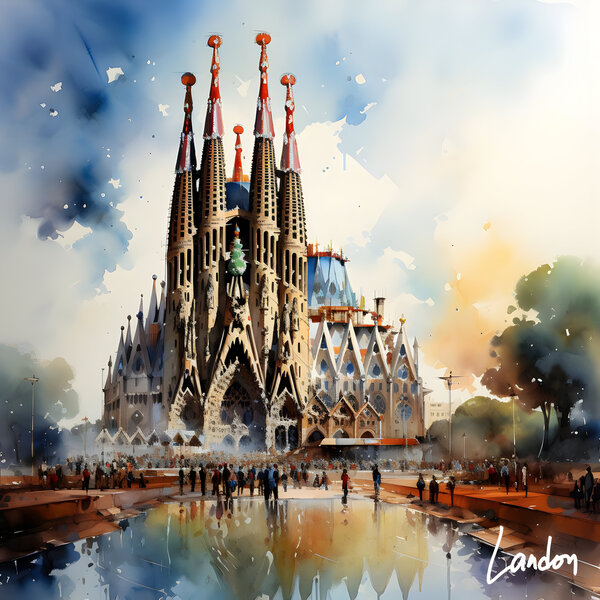 Sagrada Familia 3 by Landon
