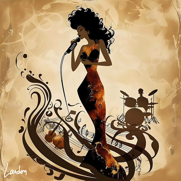 Singing Shadow 2 Print