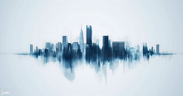 Skyline of the City 4 by Landon
