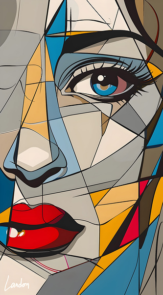 Stare At Me 6 Print