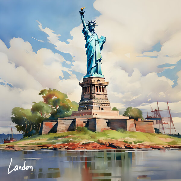 Statue of Liberty 1 by Landon