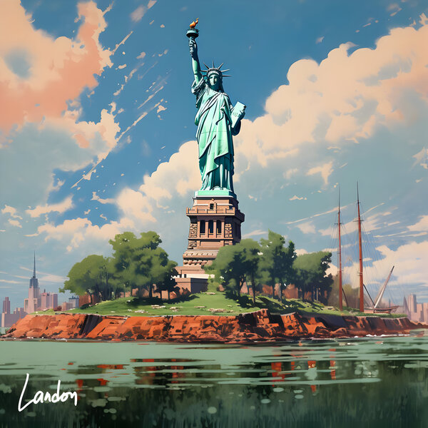 Statue of Liberty 2 by Landon