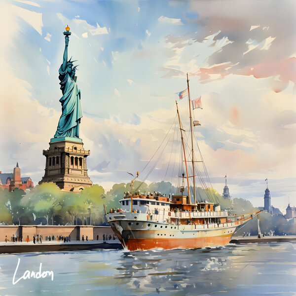 Statue of Liberty 4 by Landon