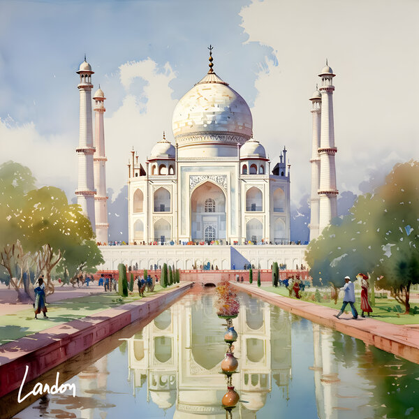 Taj Mahal 1 by Landon