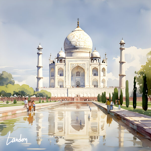 Taj Mahal 2 by Landon