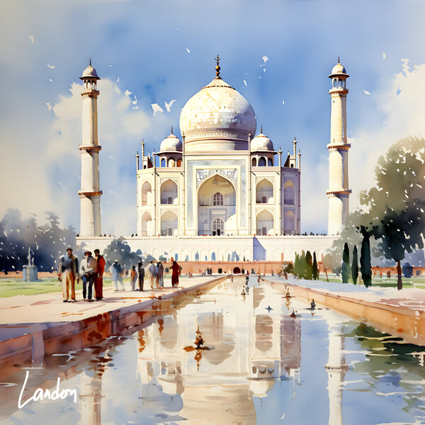 Taj Mahal 3 by Landon
