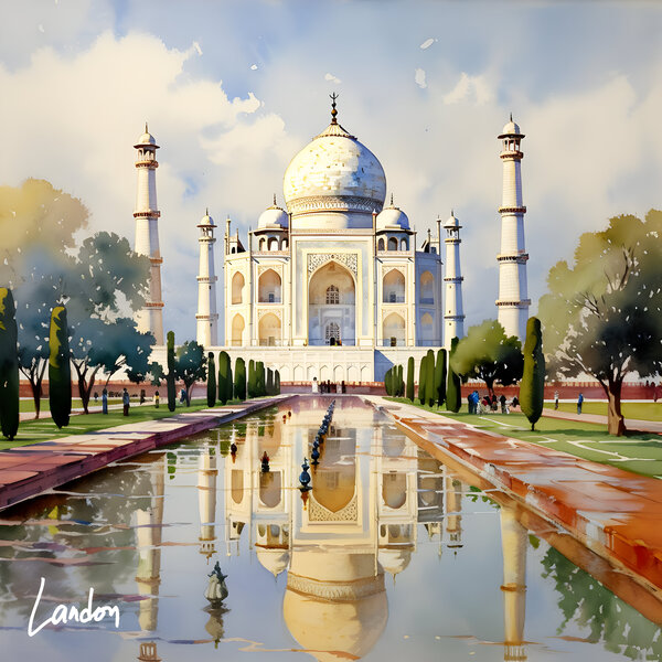 Taj Mahal 4 by Landon