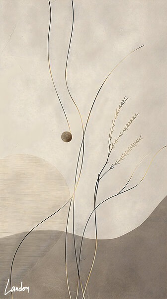 The Gray Abstract by Landon