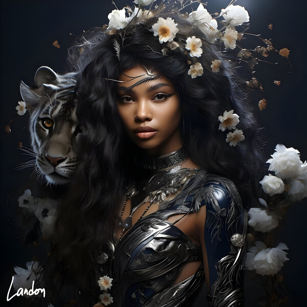 The Tiger Lady 2 Print