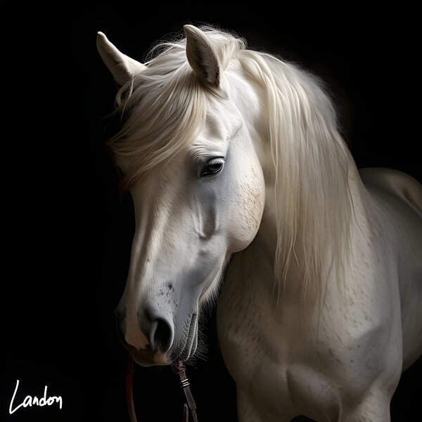 The White Horse 1 Print