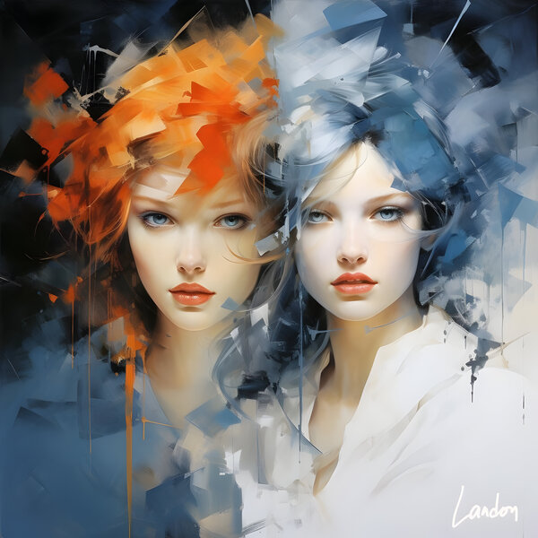 Two Babes 1 Print