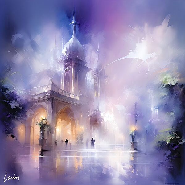 Violet Haze in the City 2 by Landon