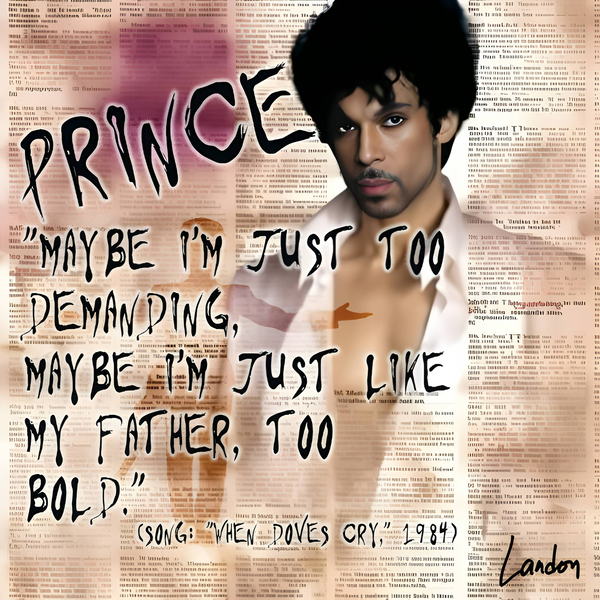 Prince-When Doves Cry 2  Print