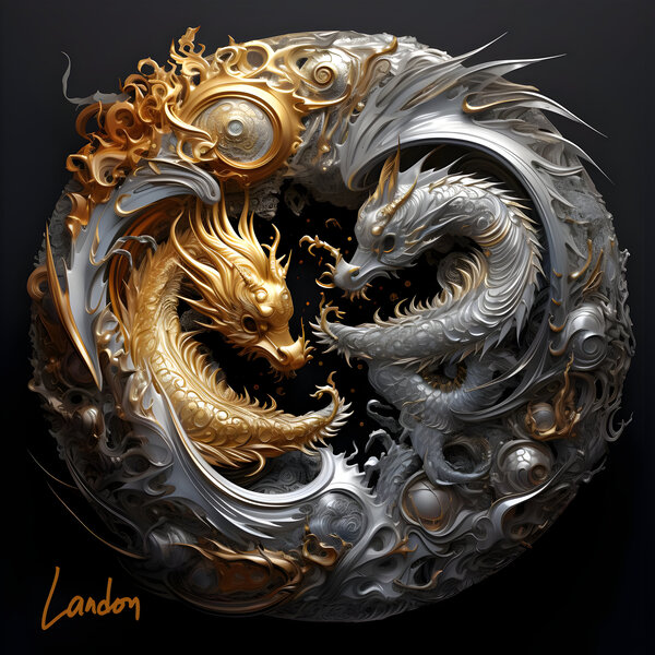 Yang Dragon 5 Print