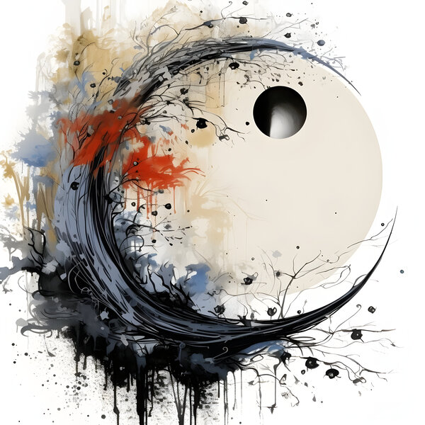 Zen Splatter 1 by Landon