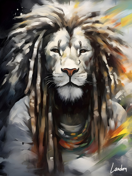 The Reggae Lion 1 Print