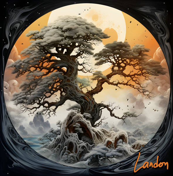 Yin Yang Tree 4 Print