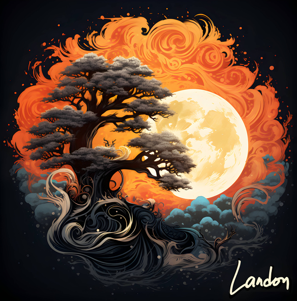 Yin Yang Tree 6 Print