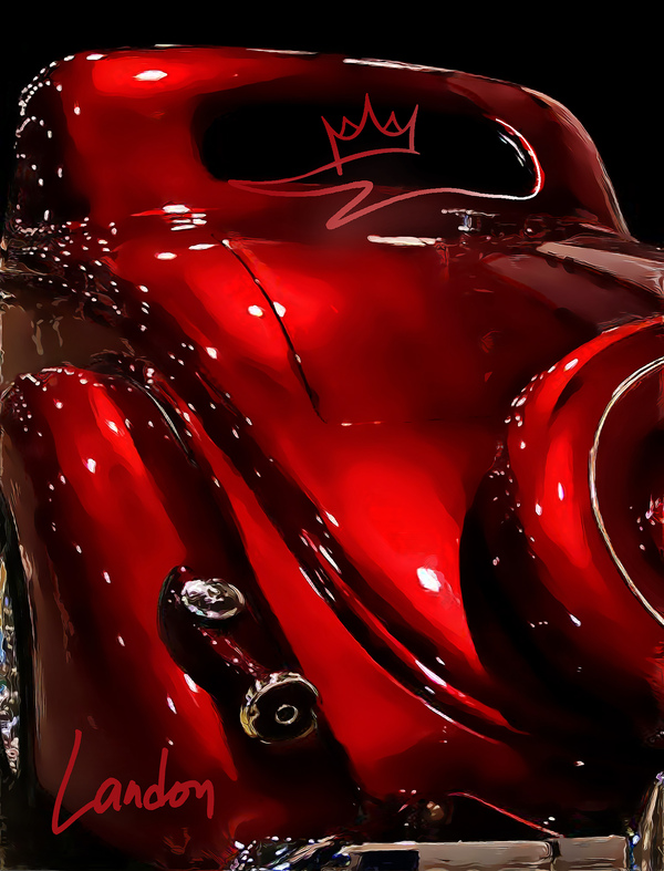 Sweet Cherry Drip Print