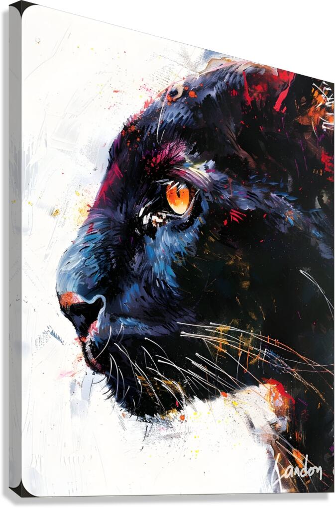 The Black Panther 1 Impression sur toile