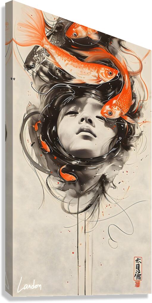 Inked 2 Canvas Print