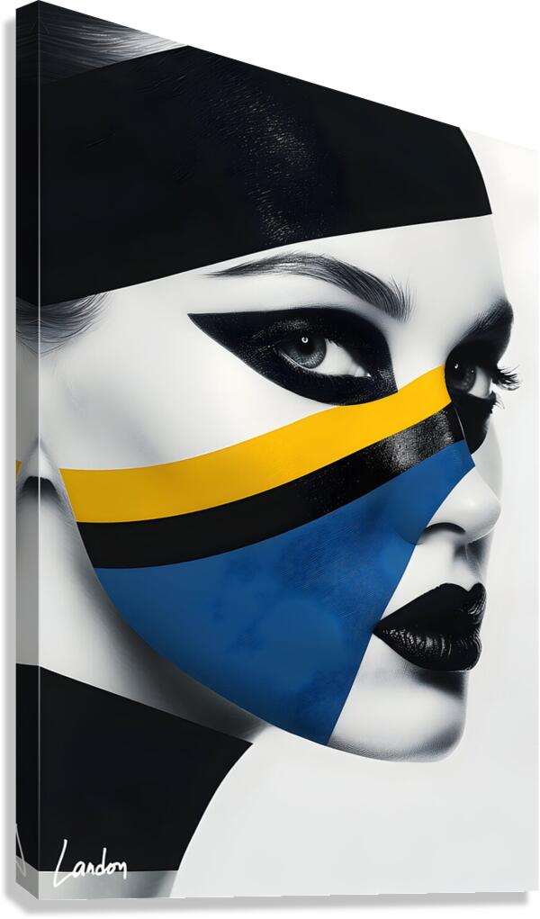 Minimlistic Lady 4 Canvas Print