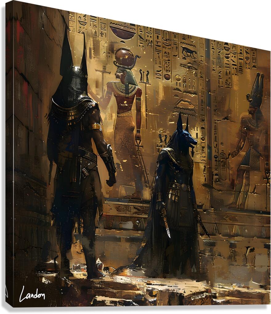 Ancient Anubis 1 Canvas Print