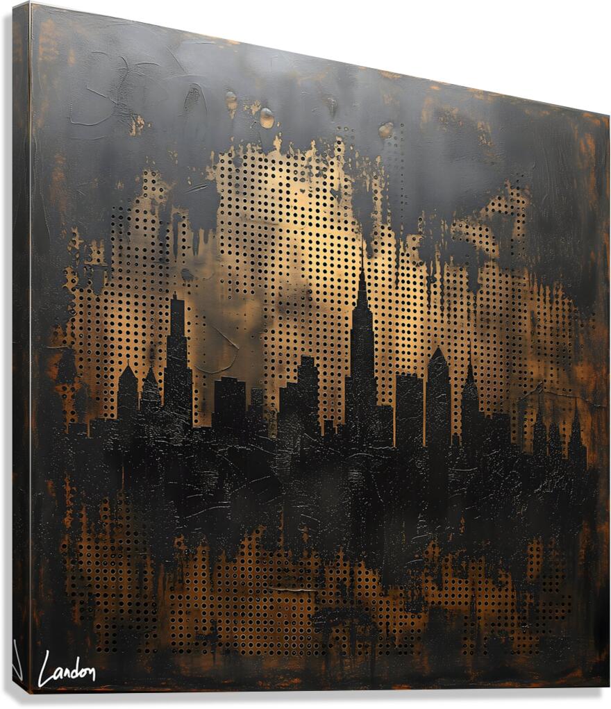 Skyline of the City 2 Impression sur toile