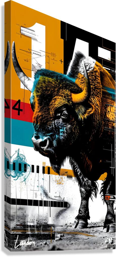 The Buffalo 2 Canvas Print