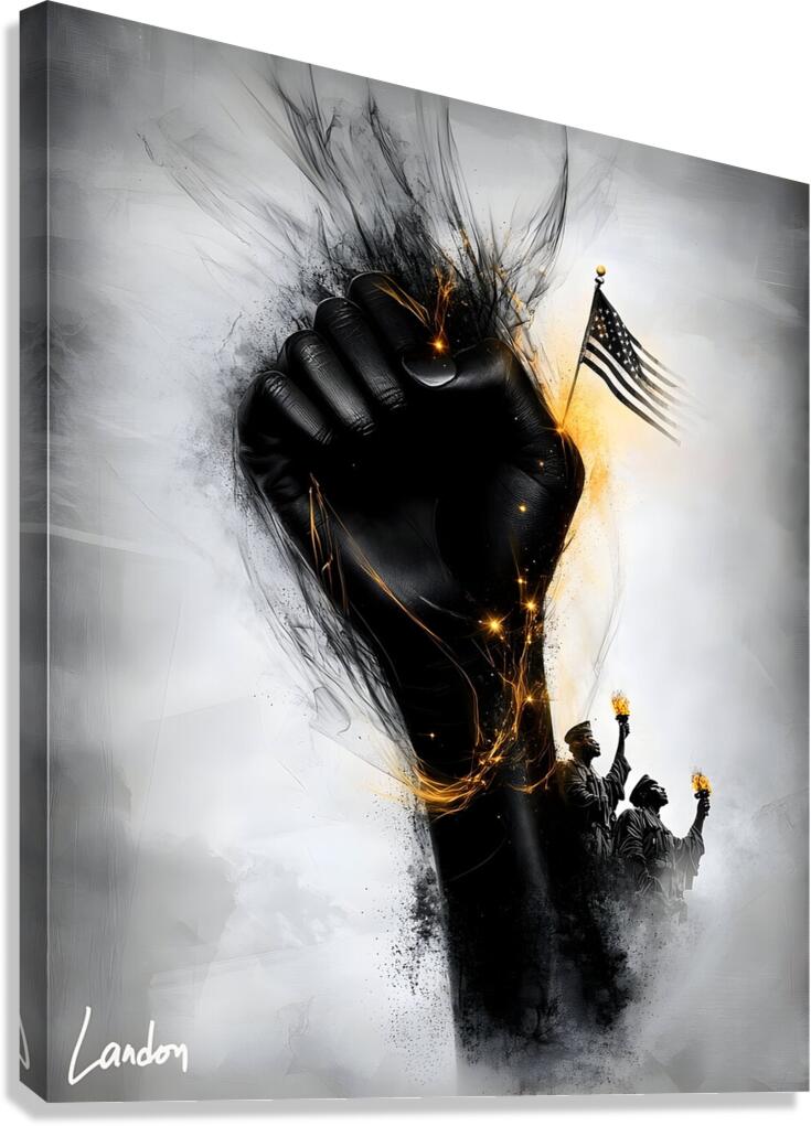 Liberty s Resolve 6 Canvas Print