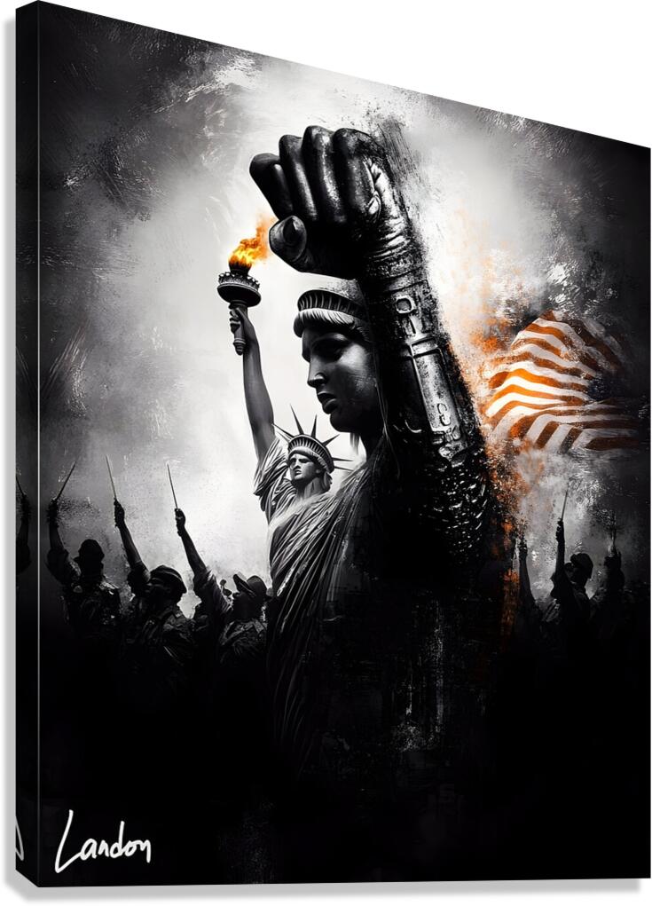 Liberty s Resolve 5 Canvas Print