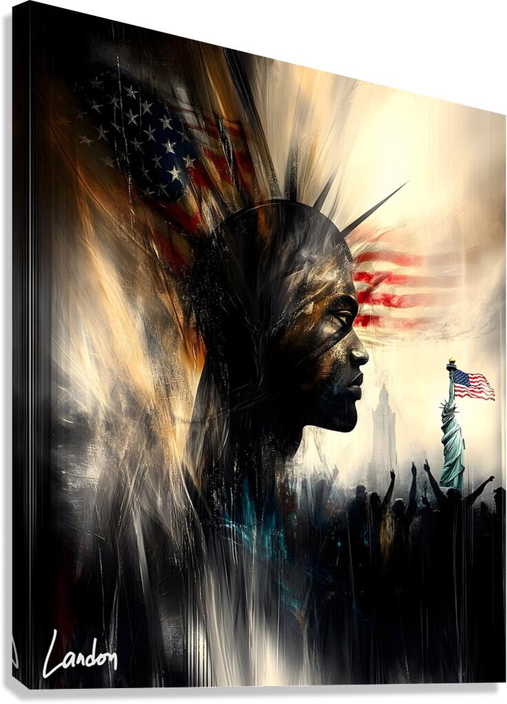 Liberty s Resolve 4 Canvas Print