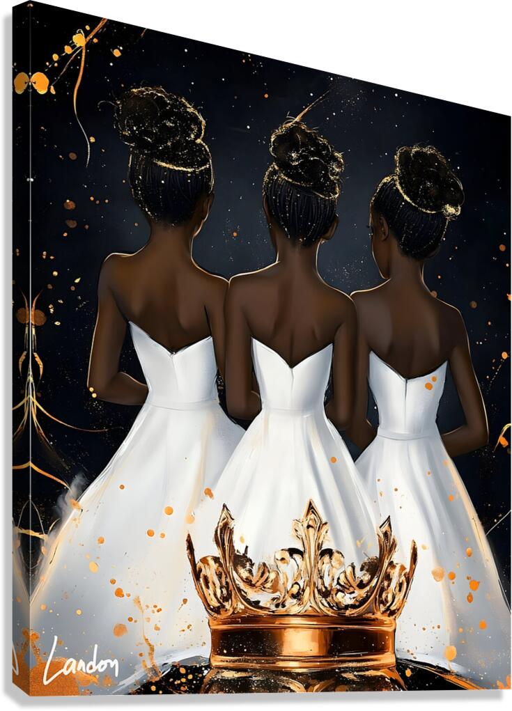 Queens in Unity 3 Canvas Print