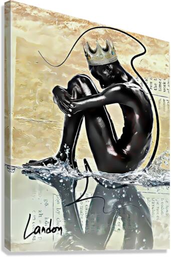 Naked King Canvas Print