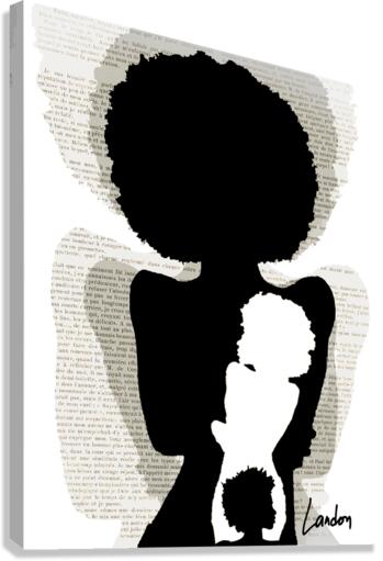 The Write Shadow 1 Canvas Print