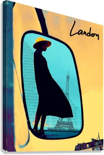 In The Mirror Canvas Print