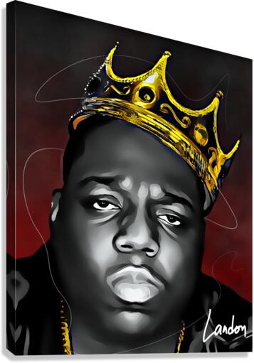 The Notorious B.I.G. 油絵 NOTORIOUS BIG by Landon Wall Art