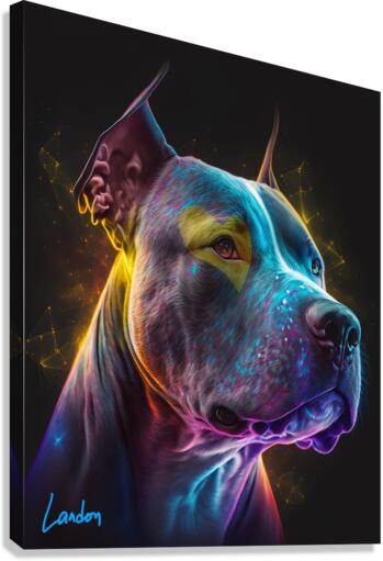 Hyper realistic Bulldog Canvas Print