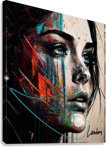 Hypnotized Beauty 1 Canvas Print