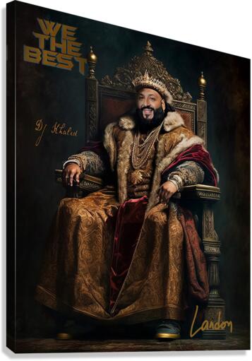 Renaissance DJ Khaled Canvas Print