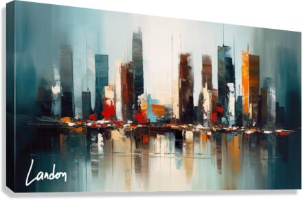 Escape To The City 1 Canvas Print