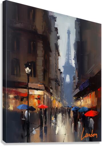 Paris Streets 2 Canvas Print