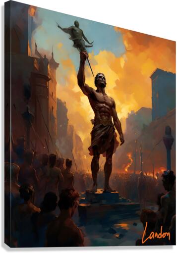 Colossus of Rhodes 3 Canvas Print