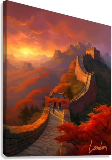 The Great Wall of China 2 Canvas Print