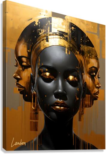 Golden Goddesses 11 Canvas Print