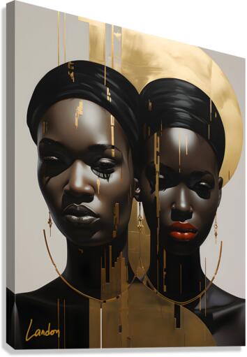 Golden Goddesses 5 Canvas Print