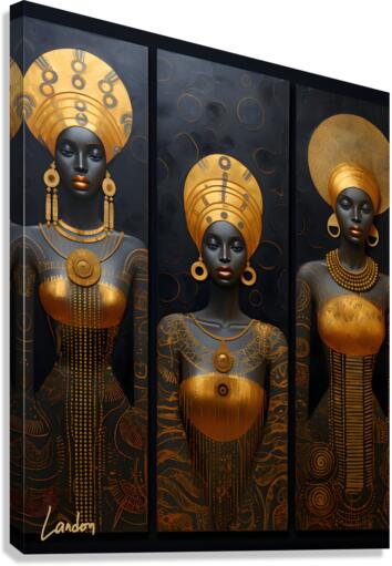 Golden Goddesses 15 Canvas Print
