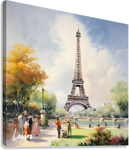 Eiffel Tower 4 Canvas Print