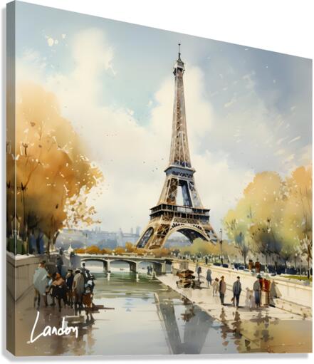 Eiffel Tower 1 Canvas Print