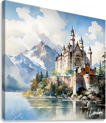 Neuschwanstein Castle 2 Canvas Print